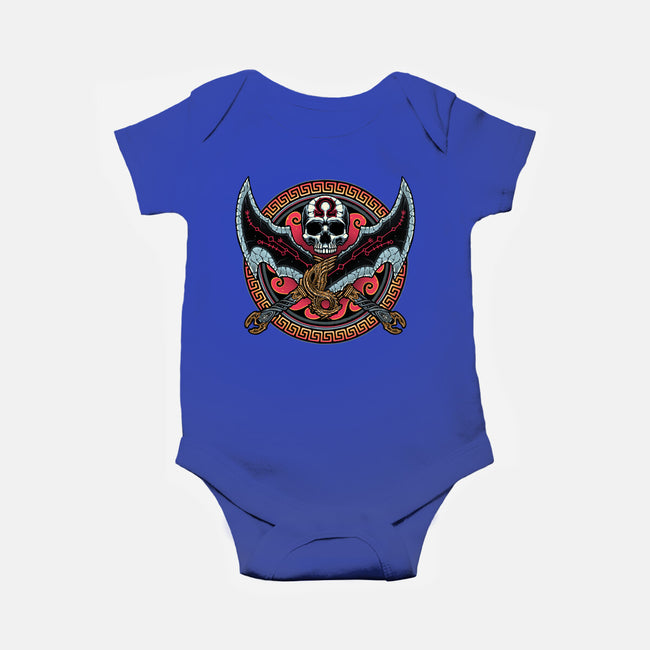 Legend Of The Chaos-Baby-Basic-Onesie-momma_gorilla