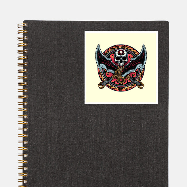 Legend Of The Chaos-None-Glossy-Sticker-momma_gorilla