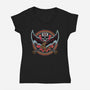 Legend Of The Chaos-Womens-V-Neck-Tee-momma_gorilla