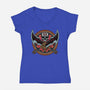Legend Of The Chaos-Womens-V-Neck-Tee-momma_gorilla