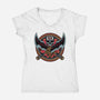 Legend Of The Chaos-Womens-V-Neck-Tee-momma_gorilla