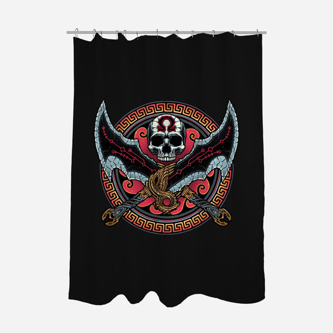 Legend Of The Chaos-None-Polyester-Shower Curtain-momma_gorilla