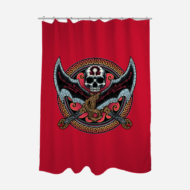 Legend Of The Chaos-None-Polyester-Shower Curtain-momma_gorilla