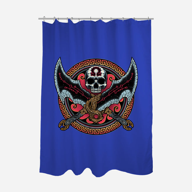 Legend Of The Chaos-None-Polyester-Shower Curtain-momma_gorilla