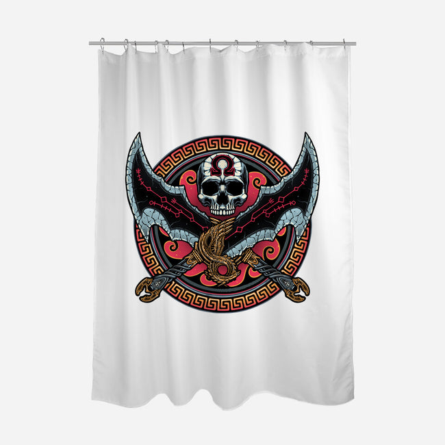 Legend Of The Chaos-None-Polyester-Shower Curtain-momma_gorilla