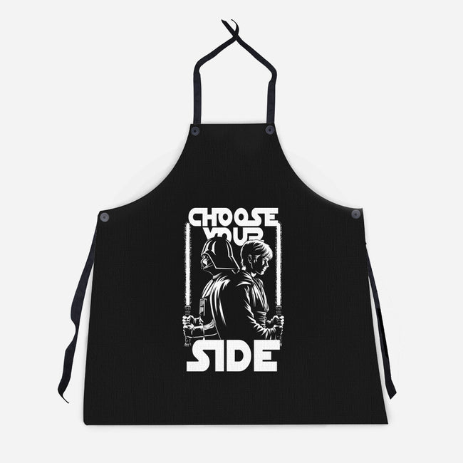 Choose Your Side-Unisex-Kitchen-Apron-Studio Mootant