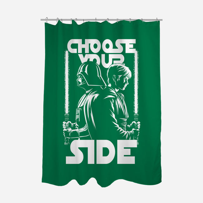 Choose Your Side-None-Polyester-Shower Curtain-Studio Mootant