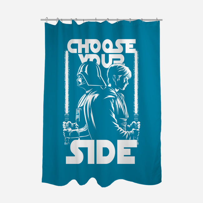 Choose Your Side-None-Polyester-Shower Curtain-Studio Mootant