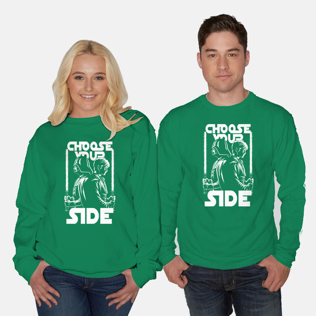 Choose Your Side-Unisex-Crew Neck-Sweatshirt-Studio Mootant