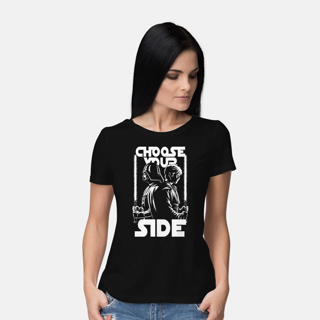 Choose Your Side-Womens-Basic-Tee-Studio Mootant