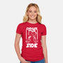 Choose Your Side-Womens-Fitted-Tee-Studio Mootant