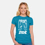 Choose Your Side-Womens-Fitted-Tee-Studio Mootant