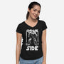 Choose Your Side-Womens-V-Neck-Tee-Studio Mootant