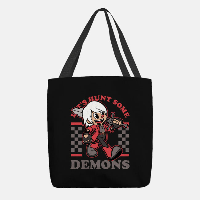 Game Mascot Devil Hunter-None-Basic Tote-Bag-Studio Mootant
