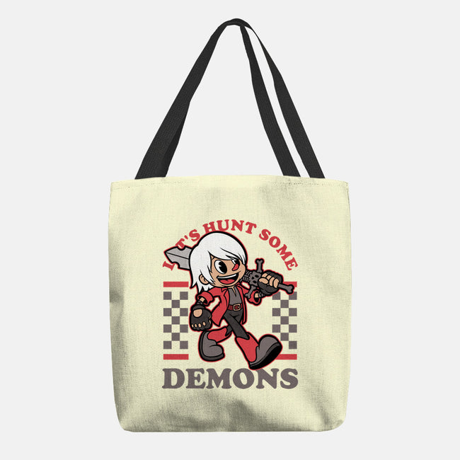 Game Mascot Devil Hunter-None-Basic Tote-Bag-Studio Mootant