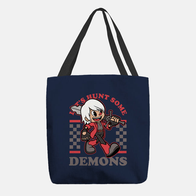 Game Mascot Devil Hunter-None-Basic Tote-Bag-Studio Mootant
