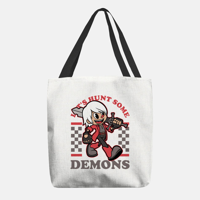 Game Mascot Devil Hunter-None-Basic Tote-Bag-Studio Mootant