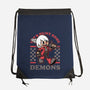 Game Mascot Devil Hunter-None-Drawstring-Bag-Studio Mootant