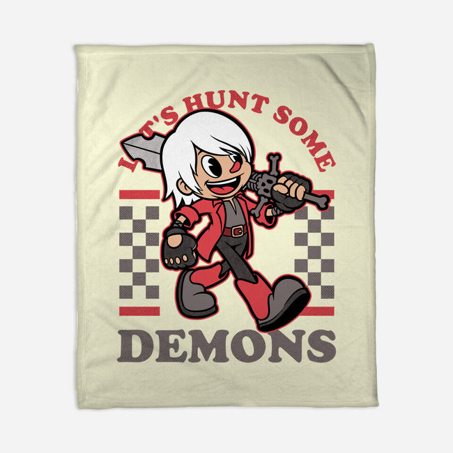 Game Mascot Devil Hunter-None-Fleece-Blanket-Studio Mootant