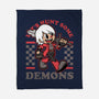 Game Mascot Devil Hunter-None-Fleece-Blanket-Studio Mootant