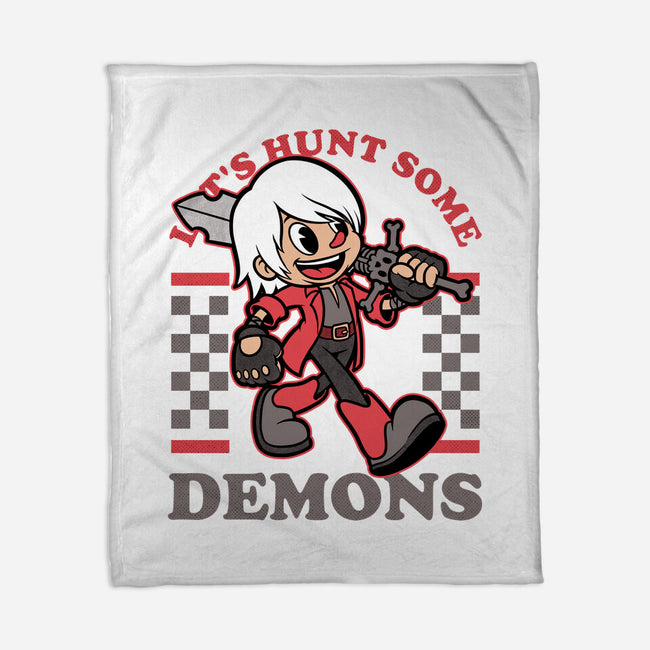 Game Mascot Devil Hunter-None-Fleece-Blanket-Studio Mootant