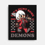 Game Mascot Devil Hunter-None-Stretched-Canvas-Studio Mootant