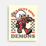 Game Mascot Devil Hunter-None-Stretched-Canvas-Studio Mootant