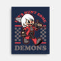 Game Mascot Devil Hunter-None-Stretched-Canvas-Studio Mootant