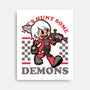 Game Mascot Devil Hunter-None-Stretched-Canvas-Studio Mootant