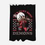 Game Mascot Devil Hunter-None-Polyester-Shower Curtain-Studio Mootant