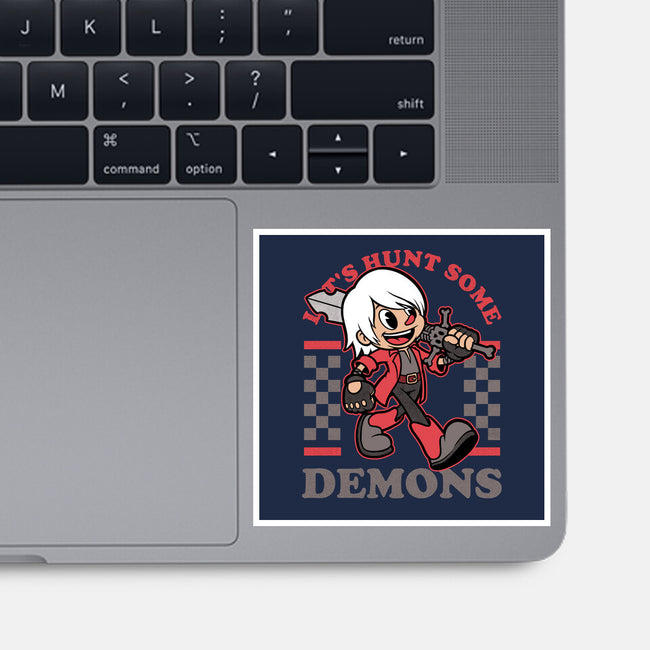 Game Mascot Devil Hunter-None-Glossy-Sticker-Studio Mootant