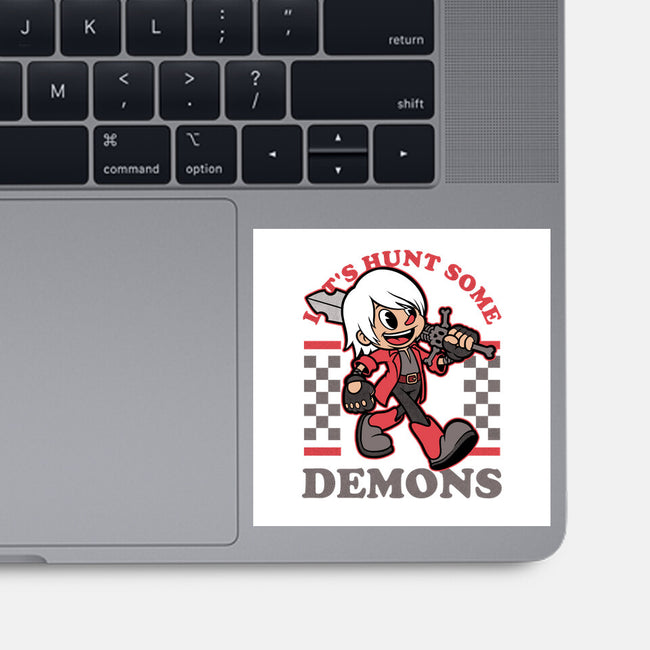Game Mascot Devil Hunter-None-Glossy-Sticker-Studio Mootant