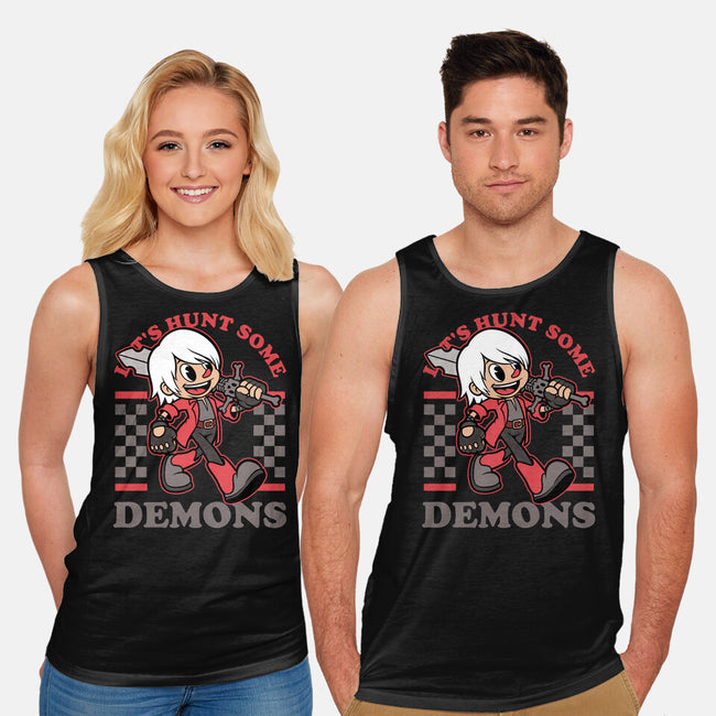 Game Mascot Devil Hunter-Unisex-Basic-Tank-Studio Mootant