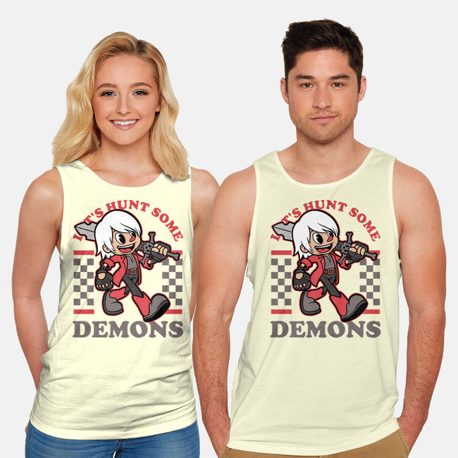 Game Mascot Devil Hunter-Unisex-Basic-Tank-Studio Mootant