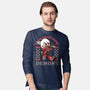 Game Mascot Devil Hunter-Mens-Long Sleeved-Tee-Studio Mootant