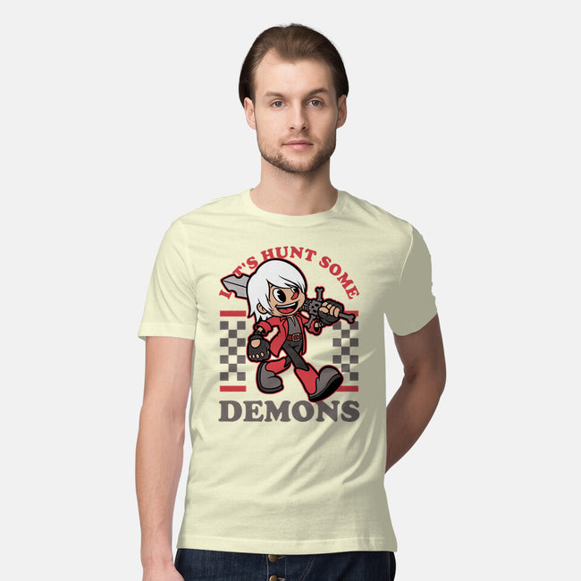 Game Mascot Devil Hunter-Mens-Premium-Tee-Studio Mootant