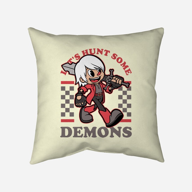 Game Mascot Devil Hunter-None-Removable Cover w Insert-Throw Pillow-Studio Mootant