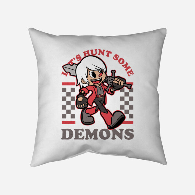 Game Mascot Devil Hunter-None-Removable Cover w Insert-Throw Pillow-Studio Mootant