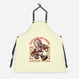 Game Mascot Demigod Hunter-Unisex-Kitchen-Apron-Studio Mootant
