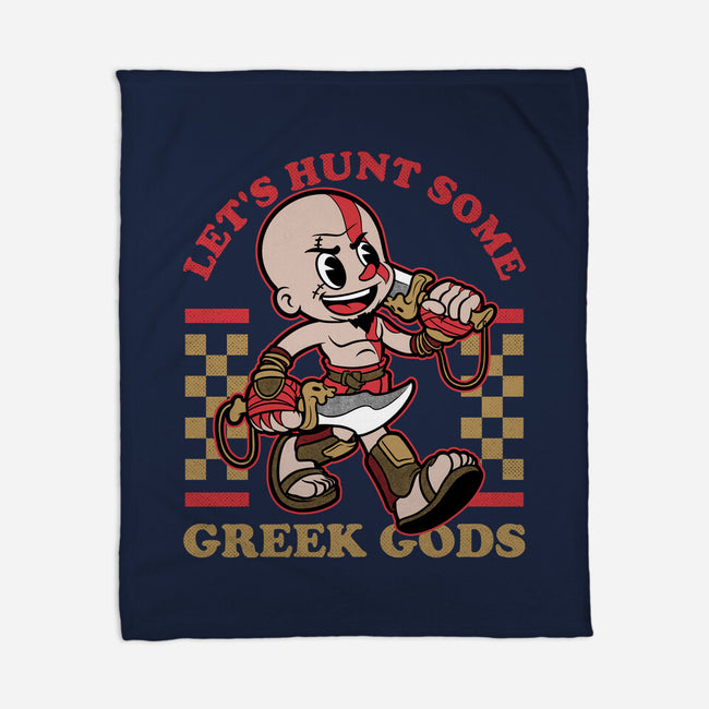 Game Mascot Demigod Hunter-None-Fleece-Blanket-Studio Mootant