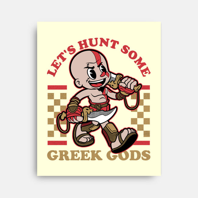 Game Mascot Demigod Hunter-None-Stretched-Canvas-Studio Mootant