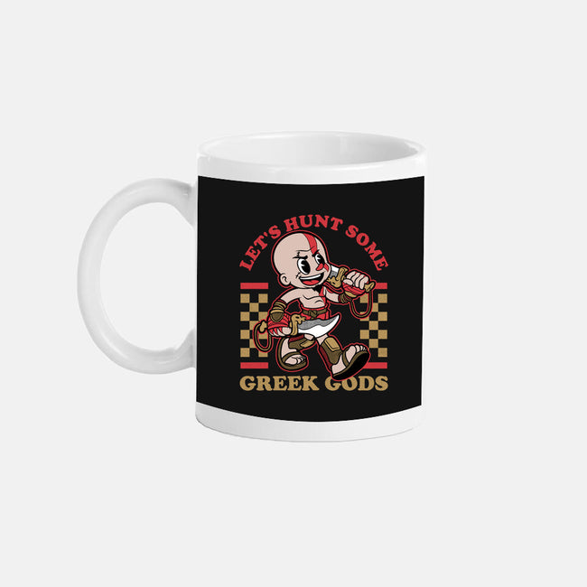 Game Mascot Demigod Hunter-None-Mug-Drinkware-Studio Mootant