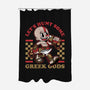 Game Mascot Demigod Hunter-None-Polyester-Shower Curtain-Studio Mootant
