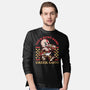 Game Mascot Demigod Hunter-Mens-Long Sleeved-Tee-Studio Mootant
