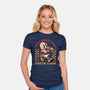 Game Mascot Demigod Hunter-Womens-Fitted-Tee-Studio Mootant