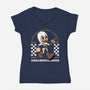 Game Mascot Assassin-Womens-V-Neck-Tee-Studio Mootant