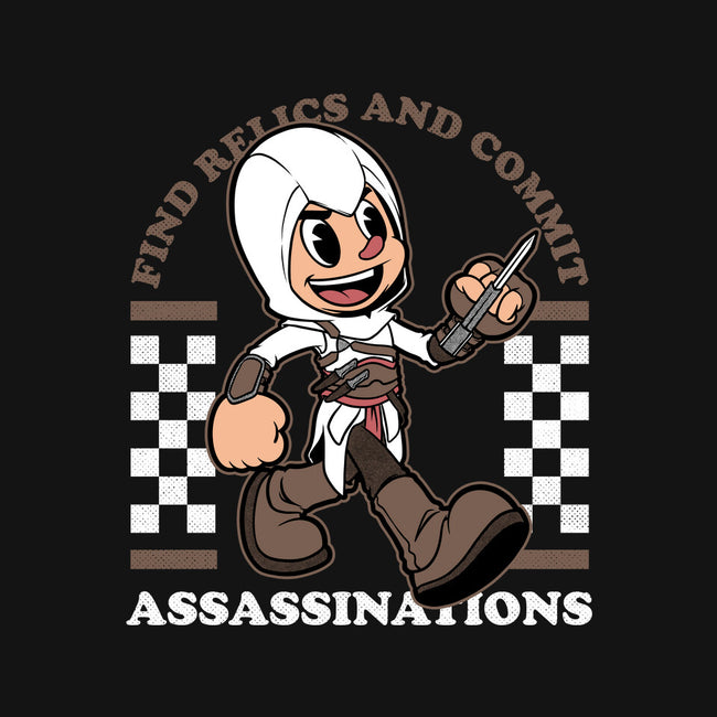 Game Mascot Assassin-Womens-V-Neck-Tee-Studio Mootant