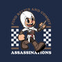 Game Mascot Assassin-Womens-V-Neck-Tee-Studio Mootant