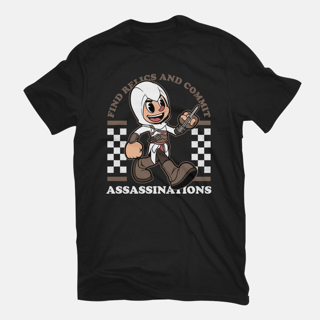 Game Mascot Assassin-Womens-Fitted-Tee-Studio Mootant