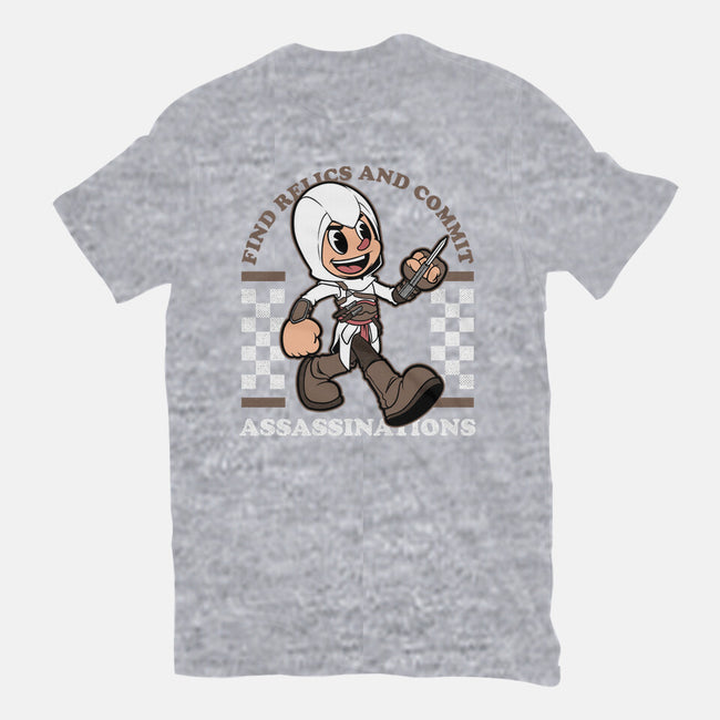 Game Mascot Assassin-Unisex-Basic-Tee-Studio Mootant